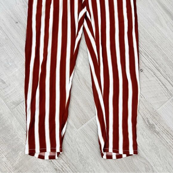 NWT WeWoreWhat Kaia Jumper in Burnt Henna Striped Size S - Picture 4 of 10